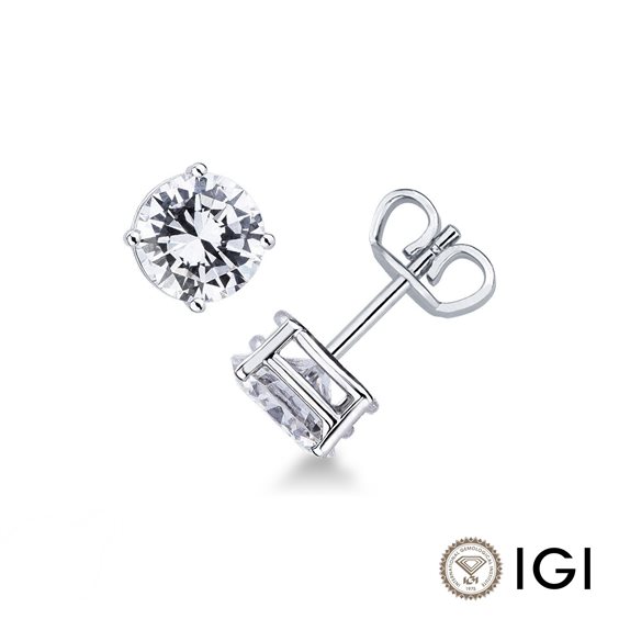 Orecchini Casciola Gioielli Donna FABRIZIO CASCIOLA in Oro bianco Diamante 1.61 Ct FILO1.61FSI1 - FILO1.61FSI1